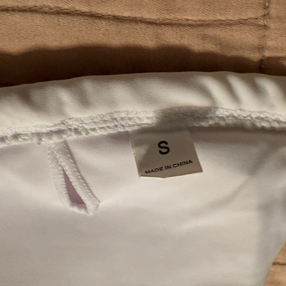 #4 - SPRING CLEANING: SHEIN White Triangle String Bikini Set - small - Picture 4 of 7